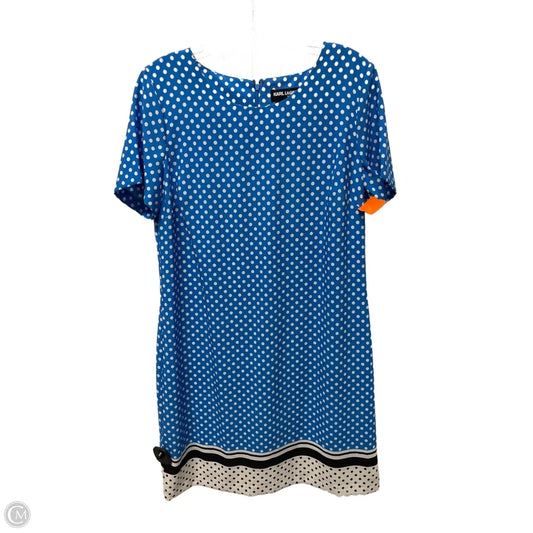 Dress Designer By Karl Lagerfeld In Polkadot Pattern, Size: M