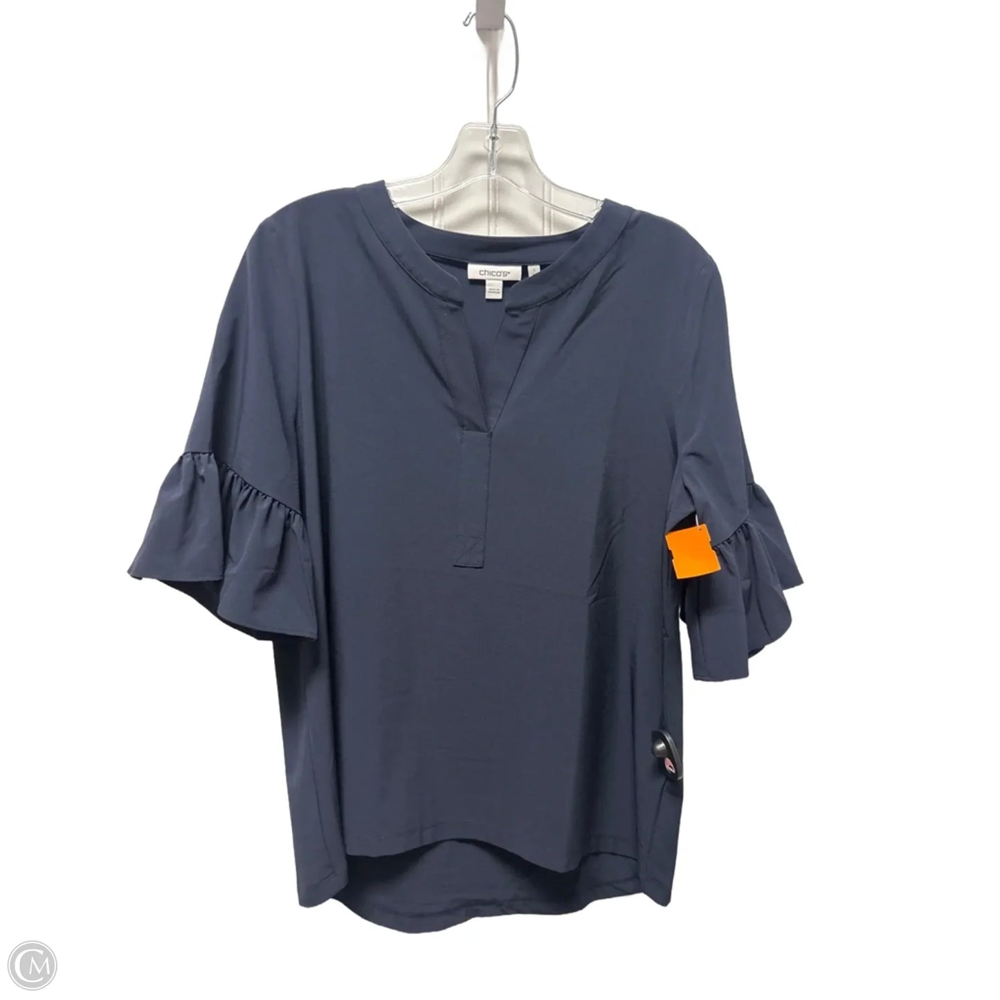 Top Sleeveless By Chicos In Blue, Size: M