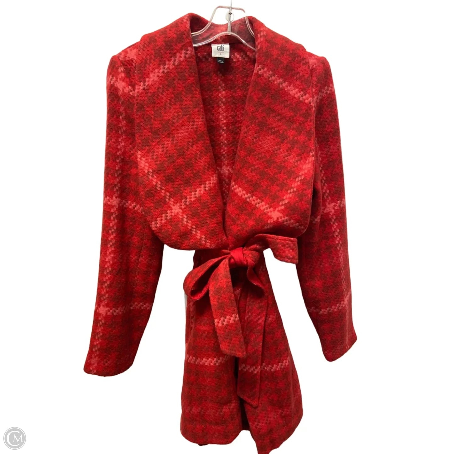 Coat Peacoat By Cabi In Red, Size: S