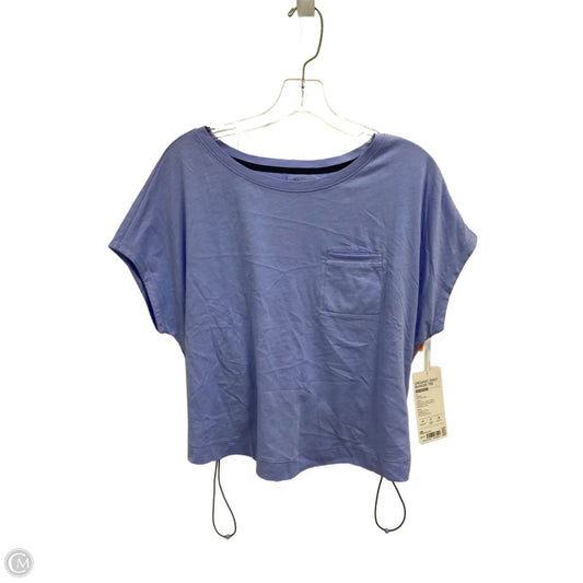 Athletic Top Short Sleeve By Athleta In Purple, Size: Xs