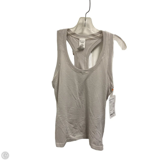 Athletic Tank Top By Athleta In Striped Pattern, Size: M