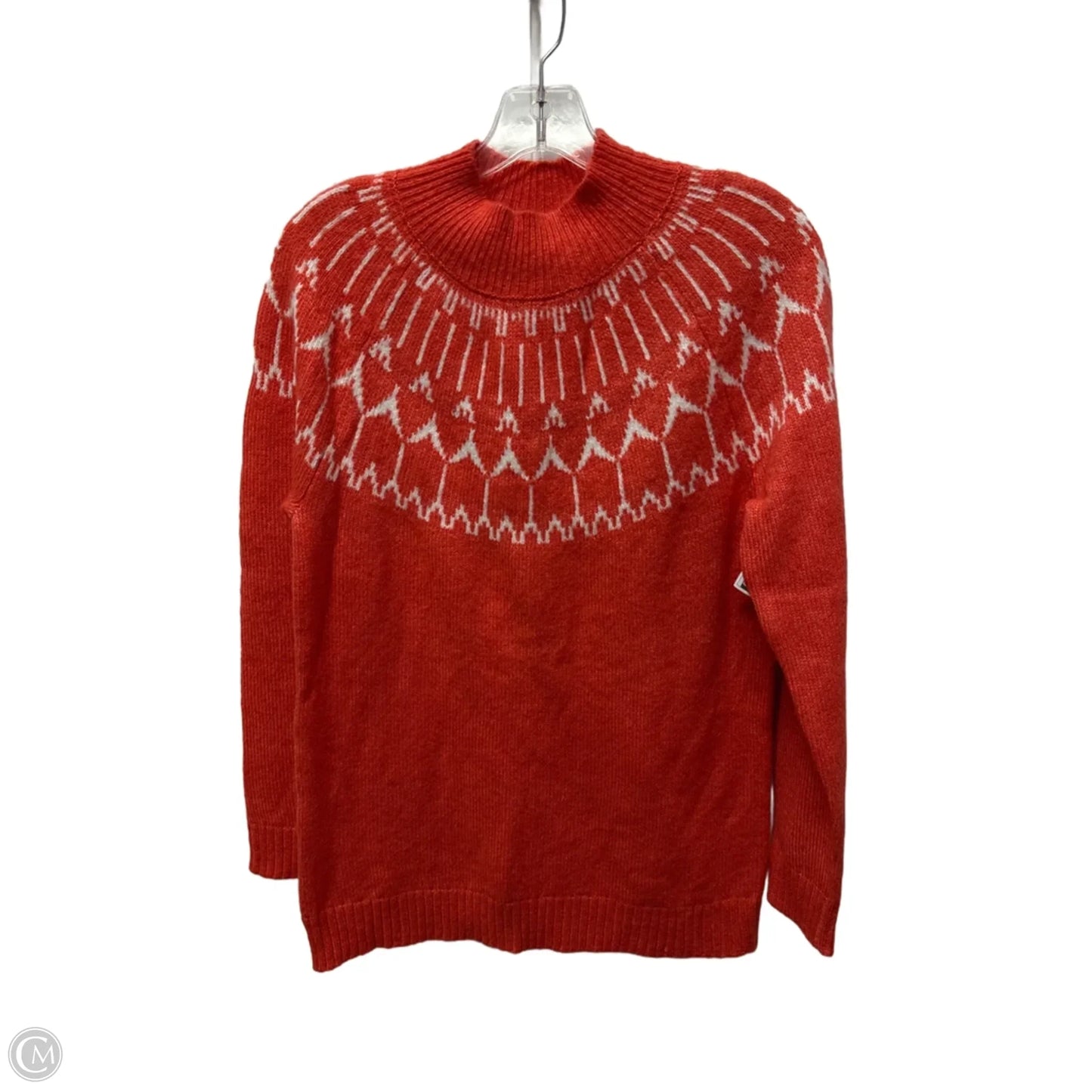 Sweater By Talbots In Orange, Size: S