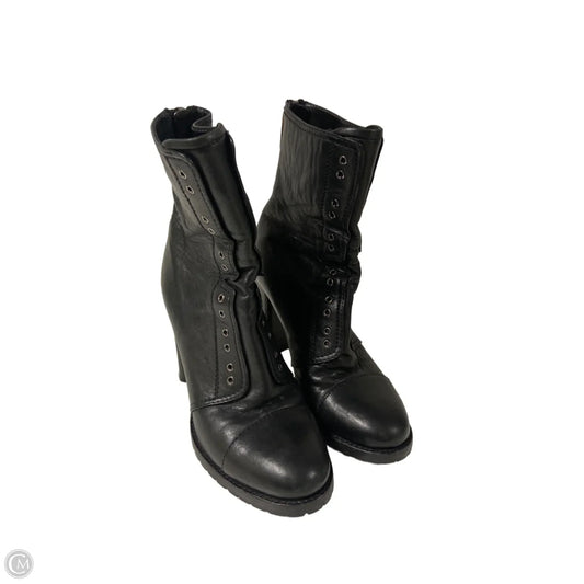 Boots Luxury Designer By Jimmy Choo In Black, Size: 6