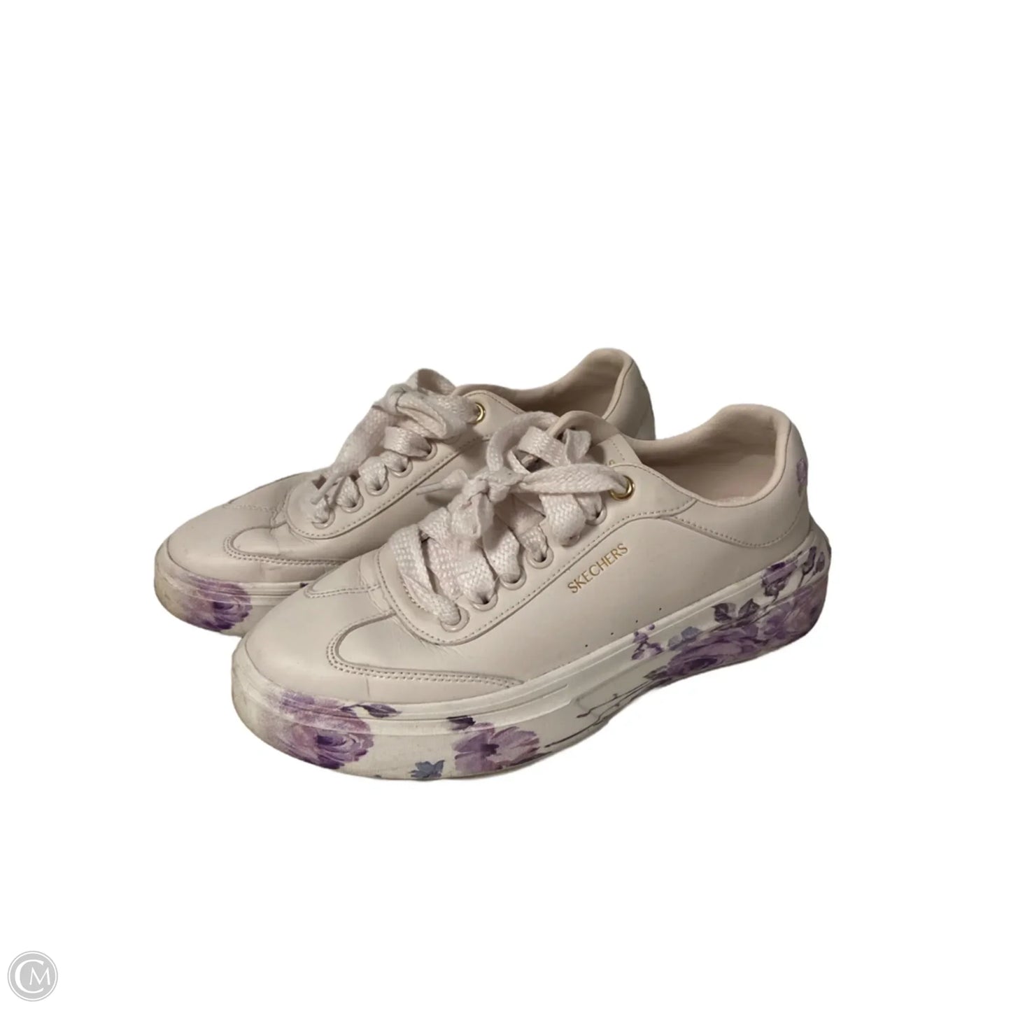 Shoes Sneakers By Skechers In Pink & Purple, Size: 9