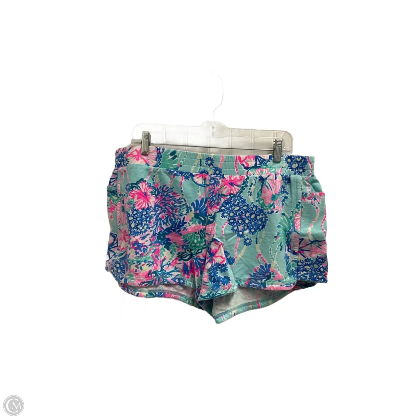 Shorts Designer By Lilly Pulitzer In Blue & Pink, Size: 14
