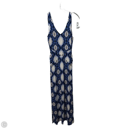 Dress Casual Maxi By Inc In Black & Blue, Size: M