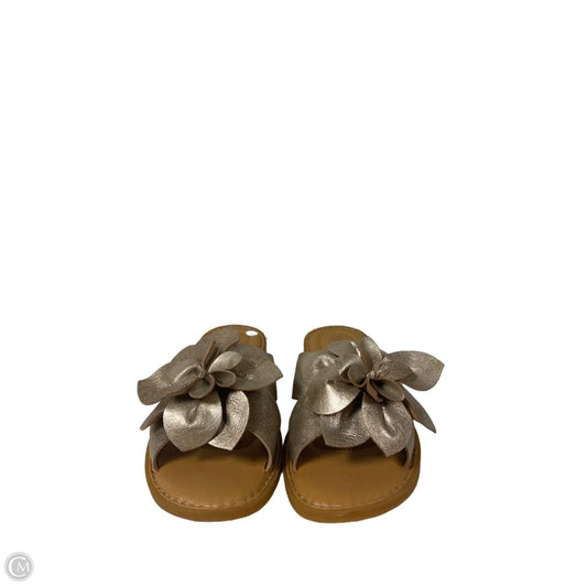 Sandals Flats By Born In Gold, Size: 8