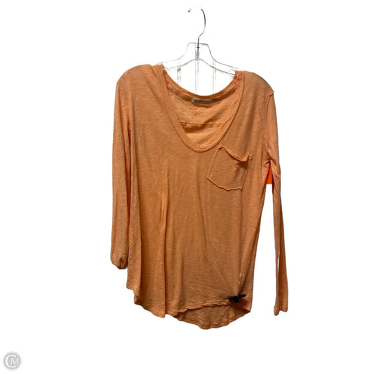 Top Long Sleeve Basic By We The Free In Orange, Size: Xs