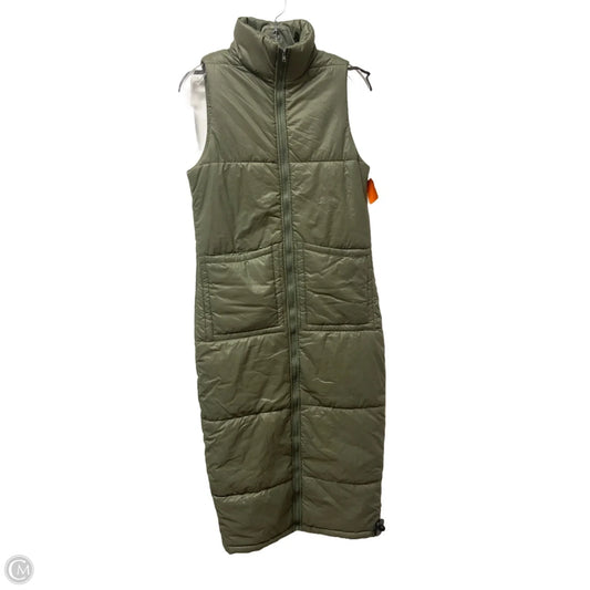Vest Puffer & Quilted By Clothes Mentor In Green, Size: S