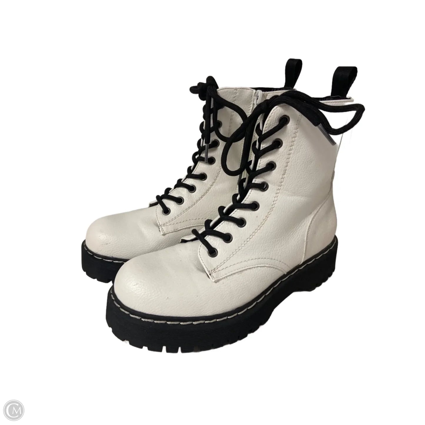 Boots Combat By Union Bay In White, Size: 7
