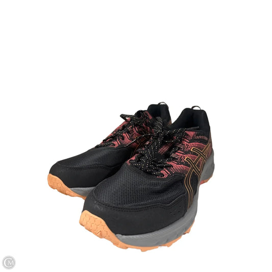 Shoes Athletic By Asics In Black & Pink, Size: 11