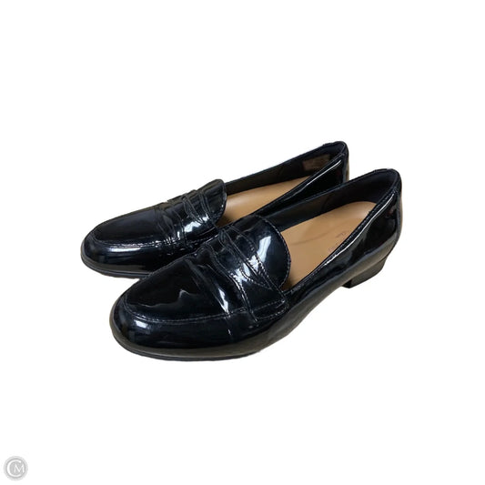 Shoes Flats By Clarks In Black, Size: 6.5