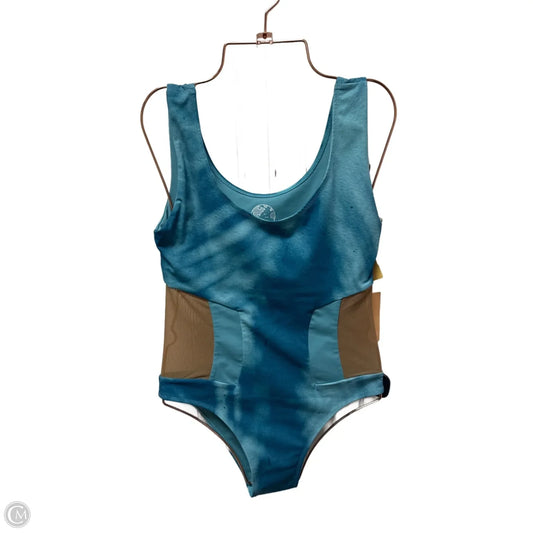 Swimsuit By Clothes Mentor In Blue & Brown, Size: S