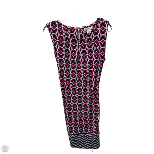 Dress Casual Short By Liz Claiborne In Blue & Purple, Size: M