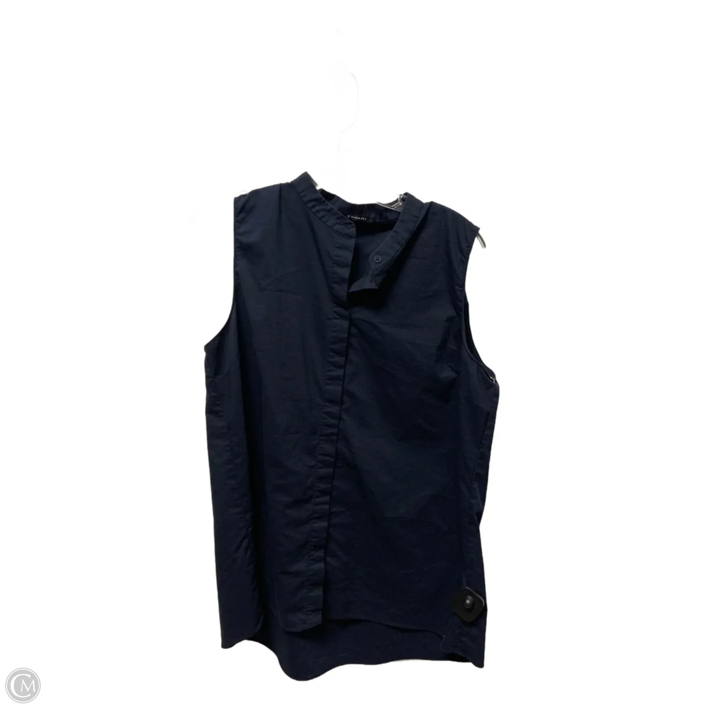 Top Sleeveless Basic By Tahari In Navy, Size: M