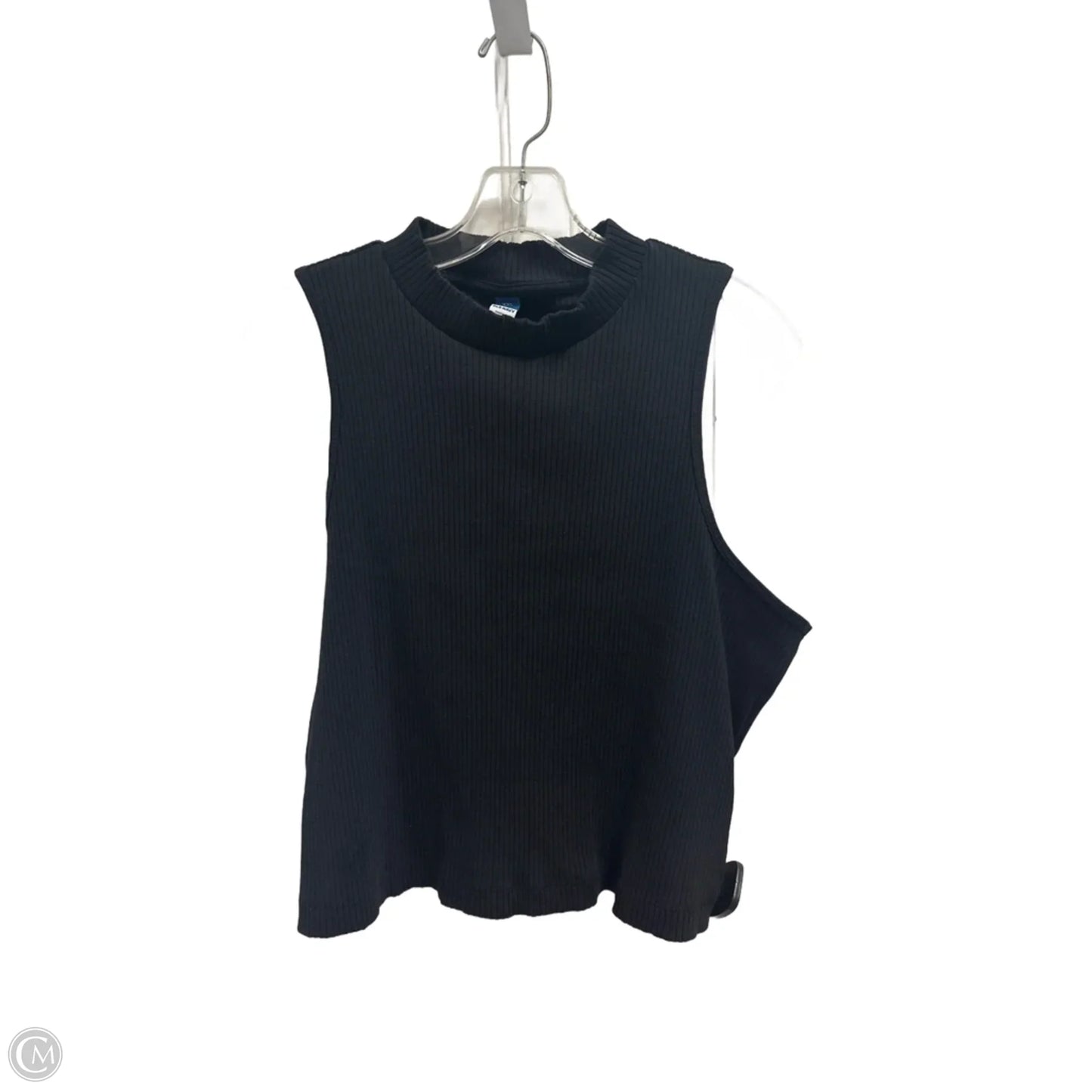 Top Sleeveless Basic By Old Navy In Black, Size: 1x