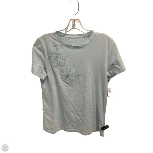 Top Short Sleeve By Talbots In Blue, Size: S