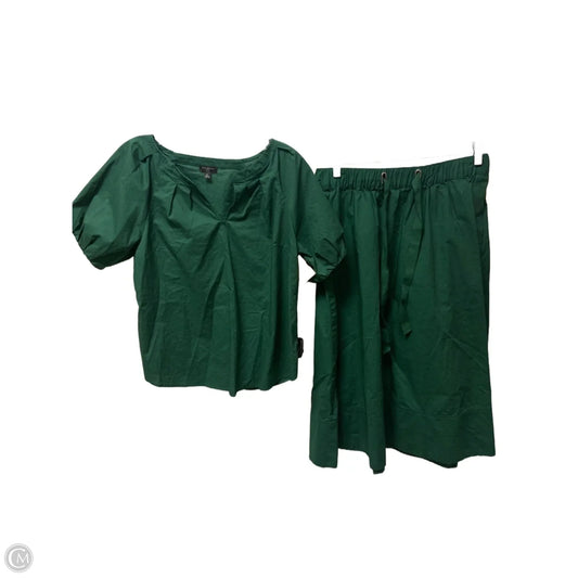 Skirt Set 2pc By Talbots In Green, Size: 8p