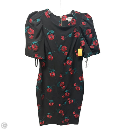 Dress Work By Calvin Klein In Black, Size: S