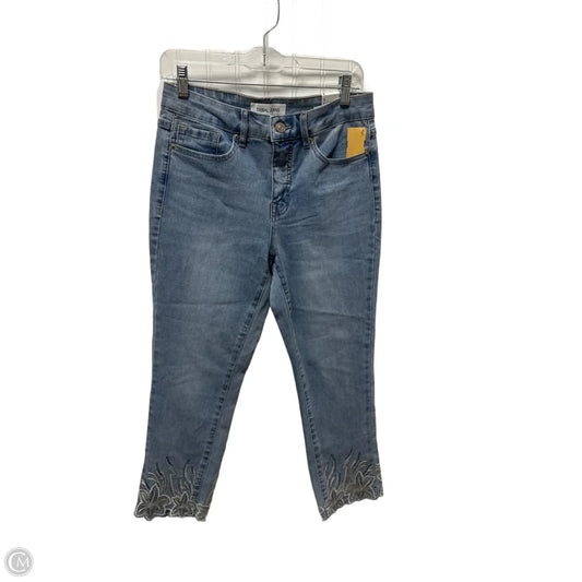 Jeans Straight By Tribal In Blue Denim, Size: 6