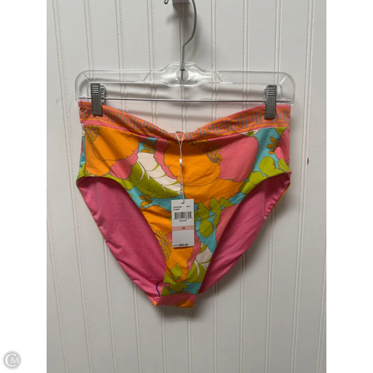 Swimsuit Bottom By Trina Turk In Multi-colored, Size: M