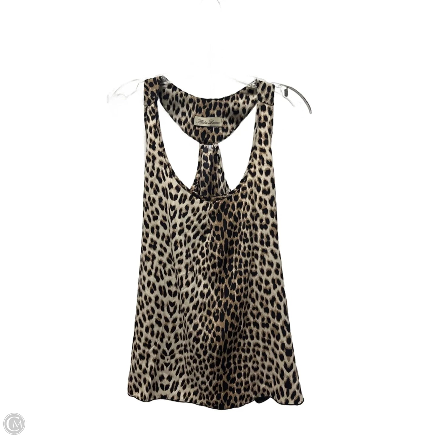Top Sleeveless Basic By Clothes Mentor In Animal Print, Size: L