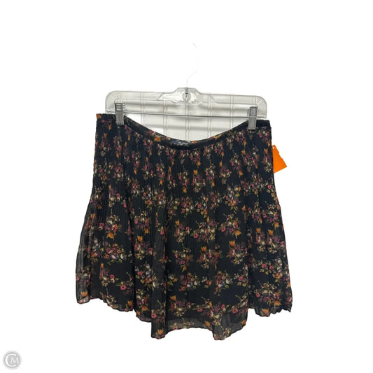 Skirt Mini & Short By Madewell In Floral Print, Size: 8