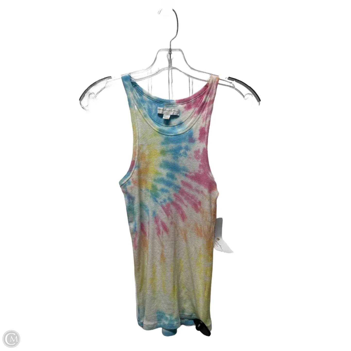Top Sleeveless Basic By Clothes Mentor In Tie Dye Print, Size: M
