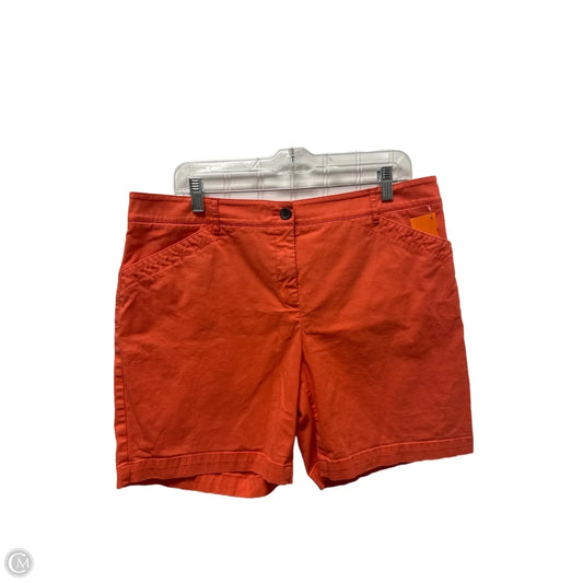 Shorts By Talbots In Orange, Size: 14
