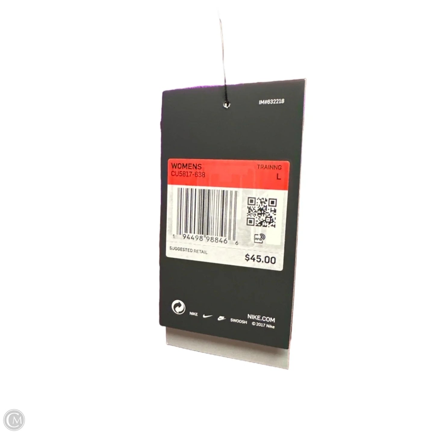 Athletic Shorts By Nike In Purple, Size: L