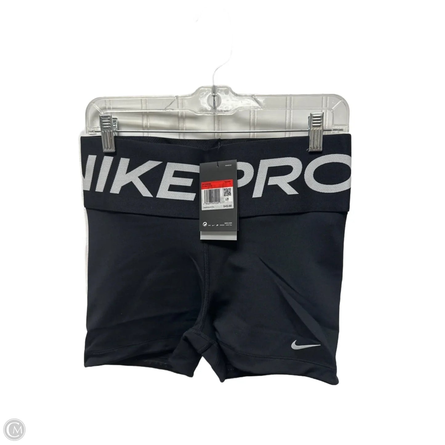 Athletic Shorts By Nike In Black, Size: L