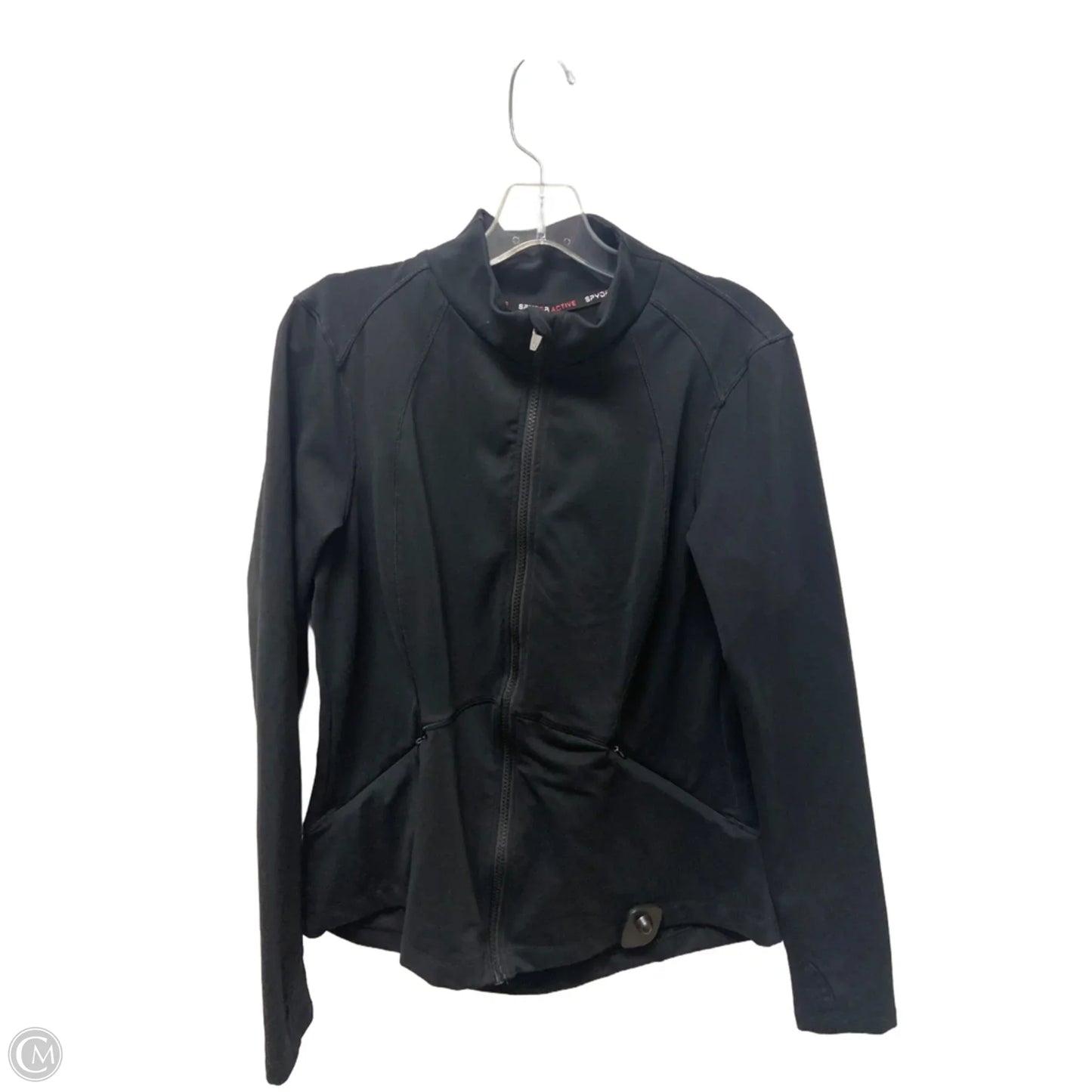 Athletic Jacket By Spyder In Black, Size: L