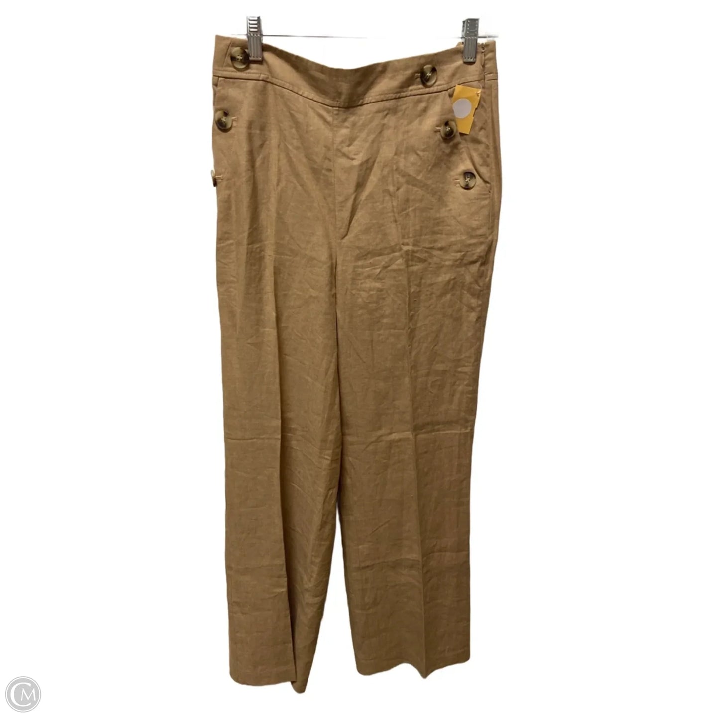 Pants Linen By Talbots In Tan, Size: 4