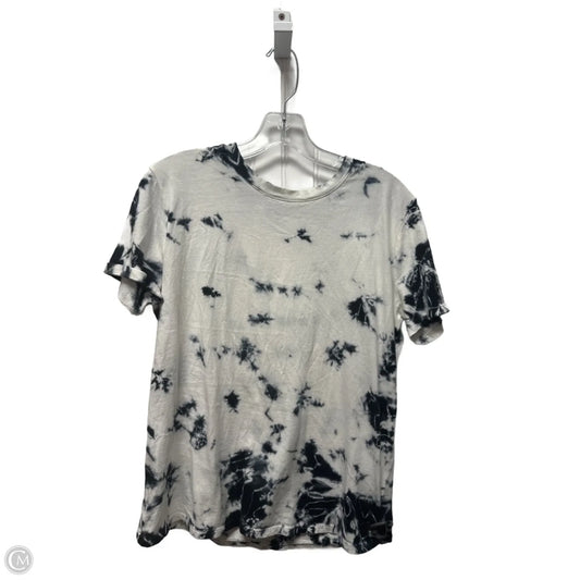 Top Short Sleeve By Simply Vera In Tie Dye Print, Size: S