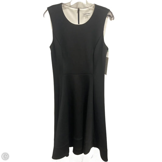 Dress Party Midi By Calvin Klein In Black & White, Size: M