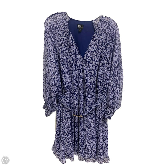 Dress Work By Inc In Blue, Size: 2x