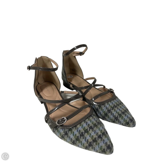 Shoes Heels Block By Kelly And Katie In Blue & Grey, Size: 7.5