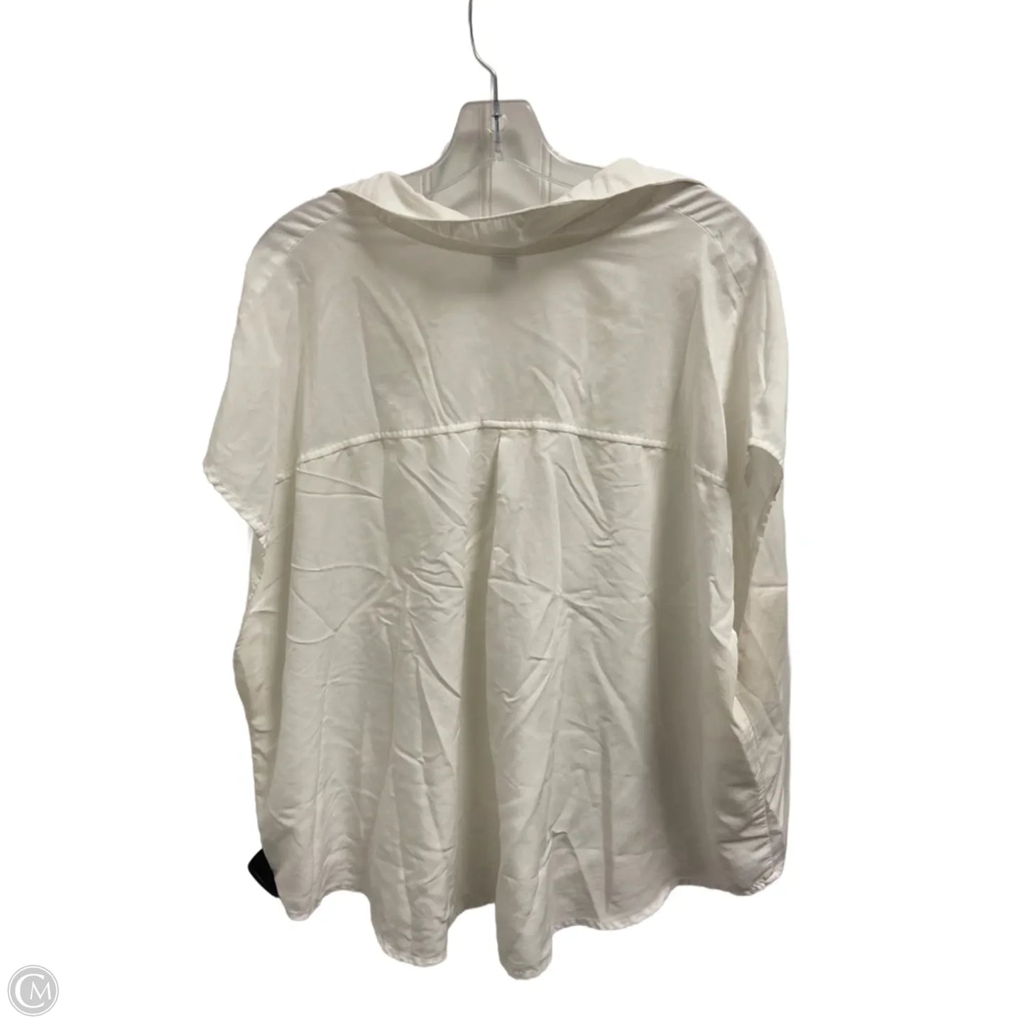 Top Short Sleeve Basic By Old Navy In White, Size: 3x