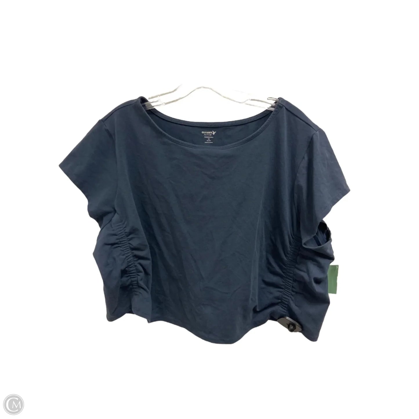 Athletic Top Short Sleeve By Old Navy In Blue, Size: 3x