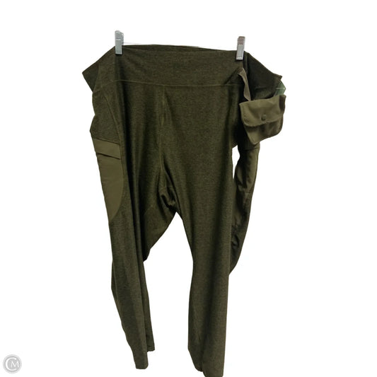 Athletic Leggings By Old Navy In Green, Size: 3x