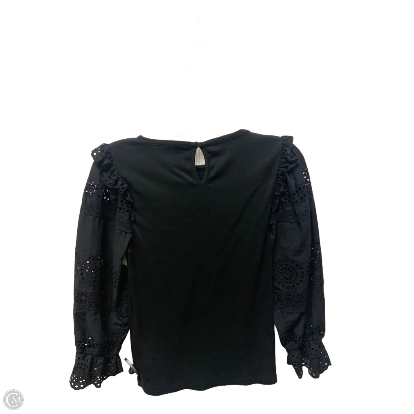 Top Long Sleeve By J. Crew In Black, Size: S