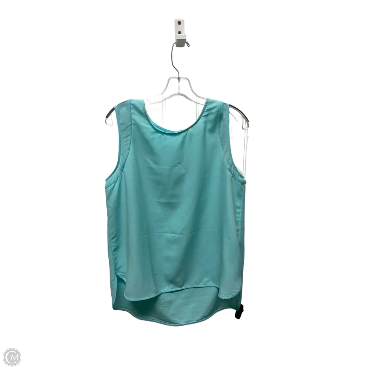Top Sleeveless Basic By Calvin Klein In Aqua, Size: M