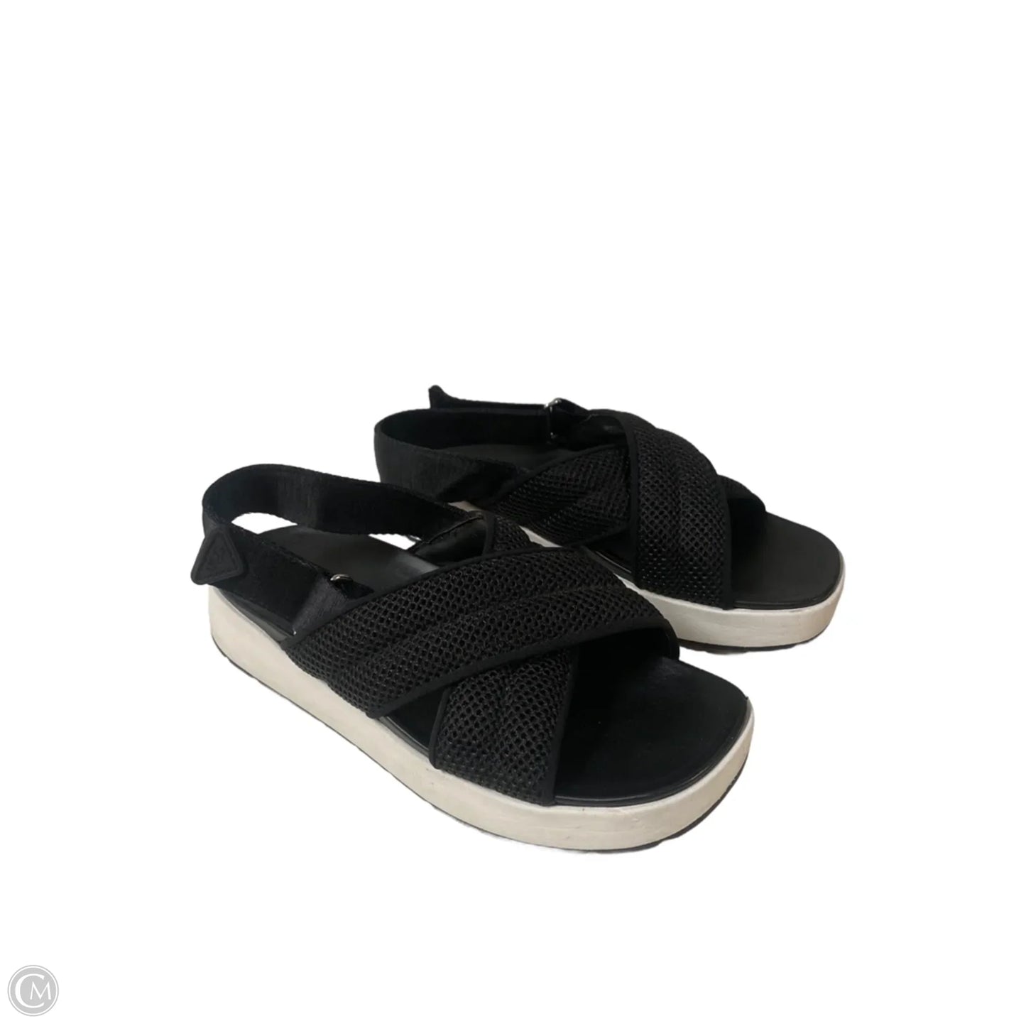 Sandals Designer By Ugg In Black, Size: 9