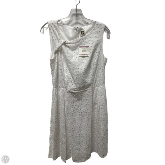 Dress Work By Anne Klein In White, Size: S