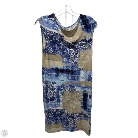 Dress Casual Short By Chicos In Blue & Brown, Size: S