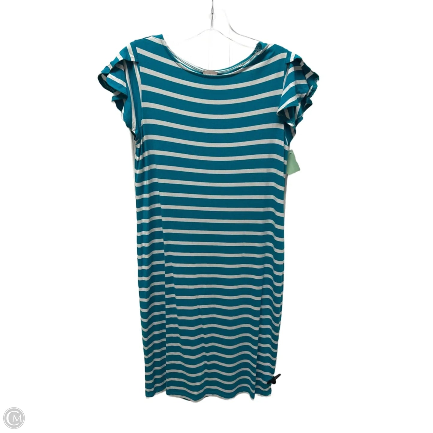 Dress Casual Maxi By Chicos In Striped Pattern, Size: S