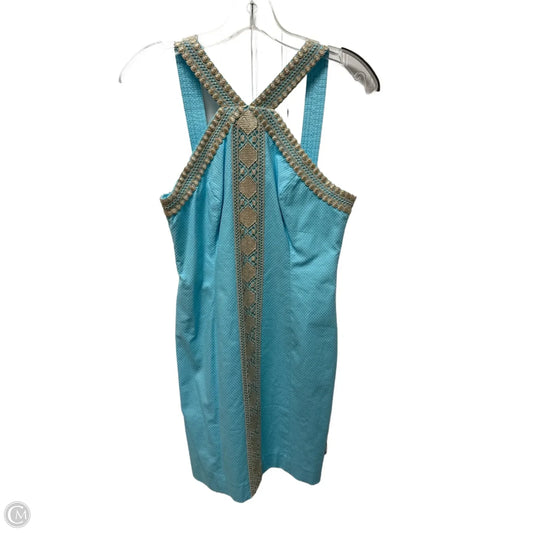 Dress Designer By Lilly Pulitzer In Blue & Gold, Size: Xs