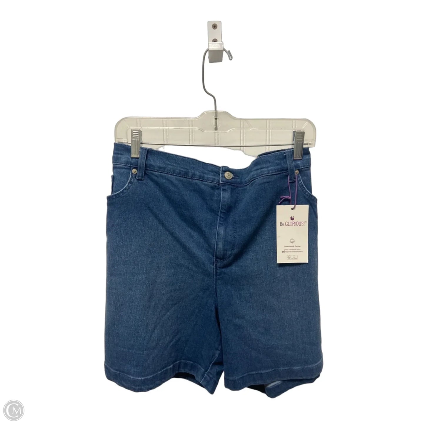 Shorts By Gloria Vanderbilt In Blue Denim, Size: 20