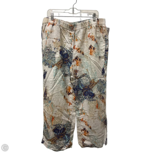Pants Linen By Chicos In Multi-colored, Size: 16