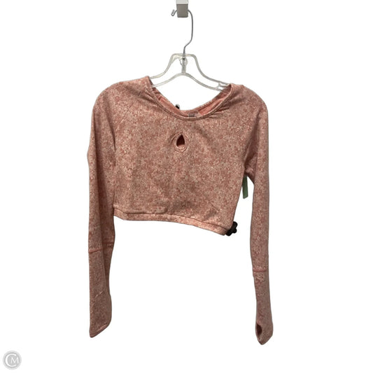 Athletic Sweatshirt Crewneck By Gym Shark In Orange, Size: M